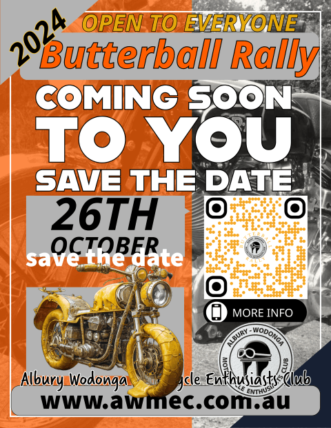 2024 Butterball Rally Poster Save to Date